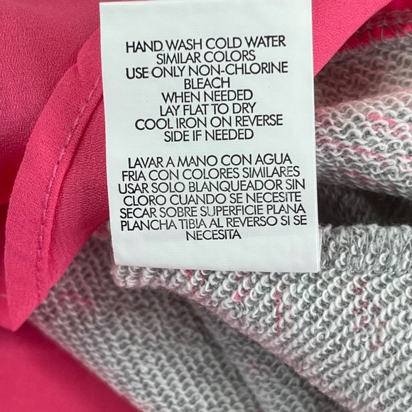 Hoodie Junior's Shirt Layered Look Rhinestone Heart by Speechless Medium - Picture 6 of 9